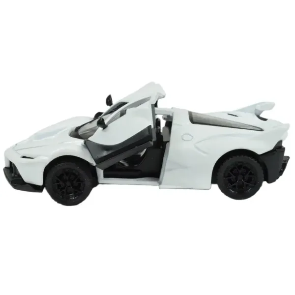Die-Cast: Метален луксозен спортен автомобил с отварящи се врати, в различни варианти 12см 1бр изображение 16