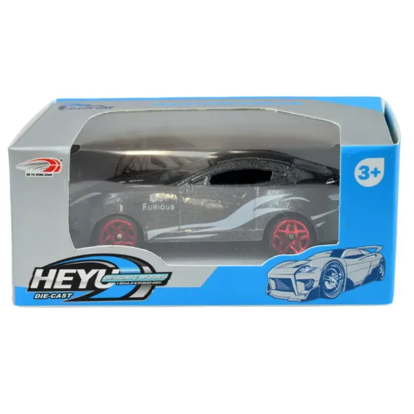 Die-Cast: Метален спортен автомобил в различни версии 1/64 1бр изображение 6