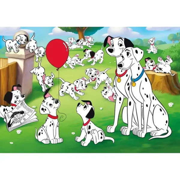 Disney класики: 101 Кученца 24 бр. макси суперколор пъзел - Clementoni изображение 2