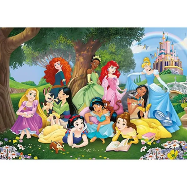 Disney Принцеси 104бр. Супер Цветен Пъзел - Clementoni изображение 2