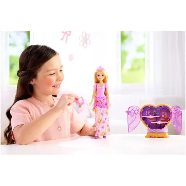 Disney Принцеси - Сърцата изненада кукла - Рапунцел - Mattel изображение 3