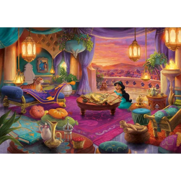 Disney Принцеси Палатата на Жасмин 500 части пъзел – Clementoni изображение 2