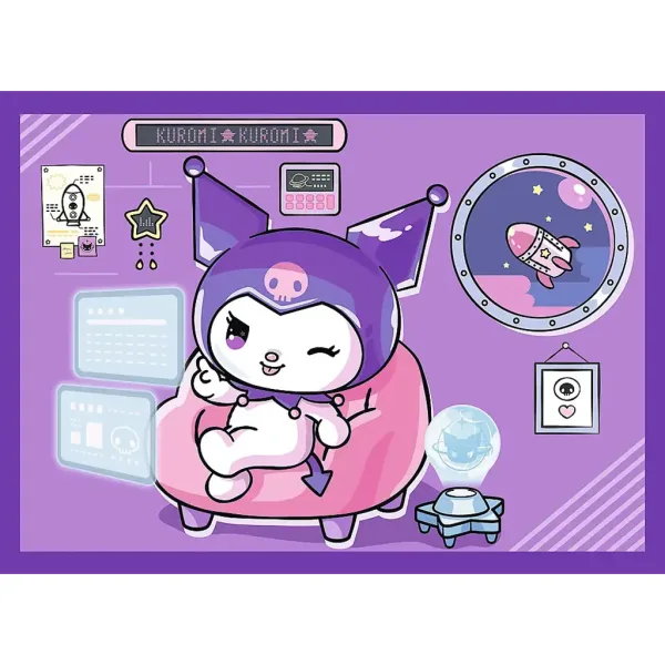 Дните на Kuromi 4 в 1 пъзел - Trefl изображение 3