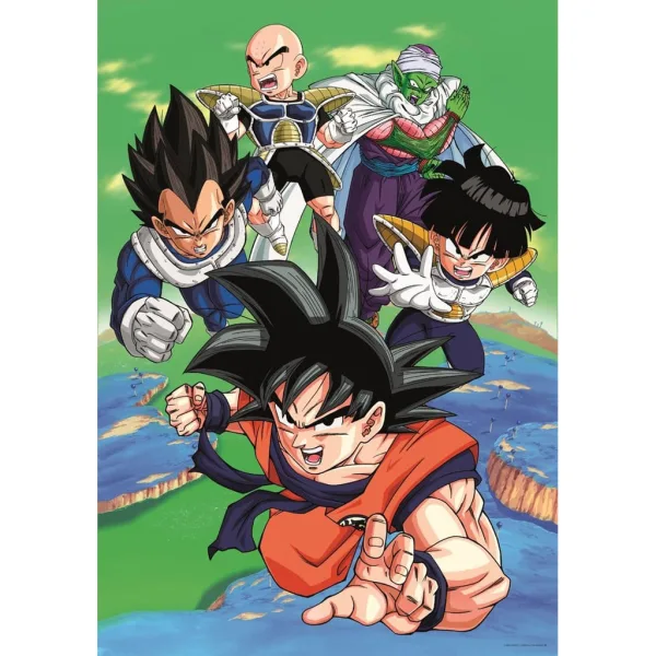 Dragon Ball Z Воини в действие 1000 части компактна пъзел – Clementoni изображение 2