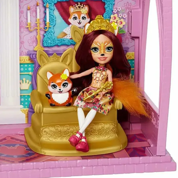 Enchantimals: Кралски замък с кукла Фелисити Фокс - Mattel изображение 3