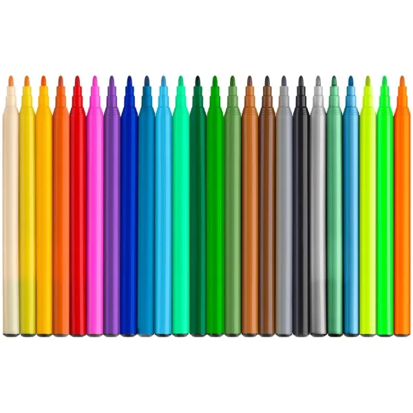 Faber-Castell: Комплект флумастери с динозаври 18+6бр. изображение 2