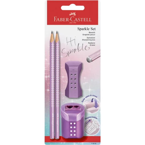 Faber-Castell: SPARKLE комплект канцеларски материали от 4 части в различни варианти 1бр изображение 3