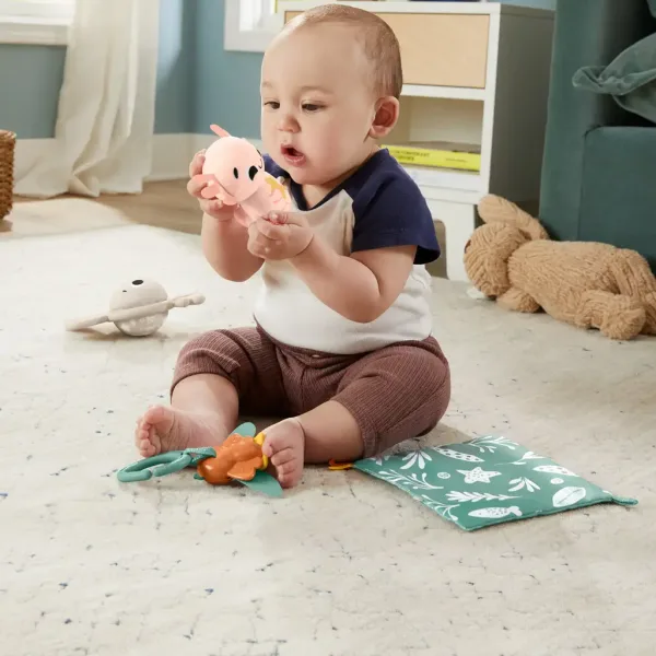 Fisher-Price: Sensimals Здравей усещане 4 бр. бебешки играчки комплект - Mattel изображение 4