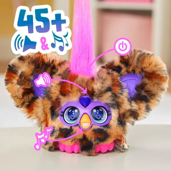 Furby: Furblets Chee-Chee интерактивна плюшена играчка - Hasbro изображение 3
