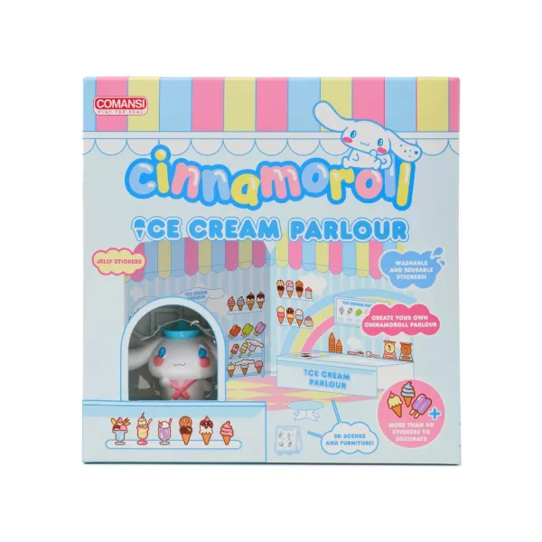 Hello Kitty: Cinnamoroll фигура със сладоледен салон и къща за стикери - Comansi изображение 2