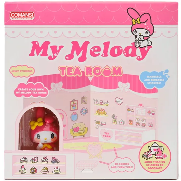 Hello Kitty: My Melody Чайна стая фигура с възможност за стикери - Comansi изображение 2