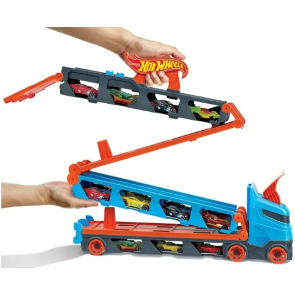 Hot Wheels: 2 в 1 Ultimate Транспортен камион - Mattel изображение 3