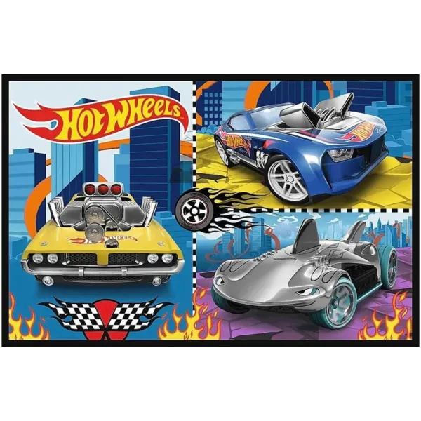 Hot Wheels - 2 x 70 бр. пъзел - Trefl изображение 2