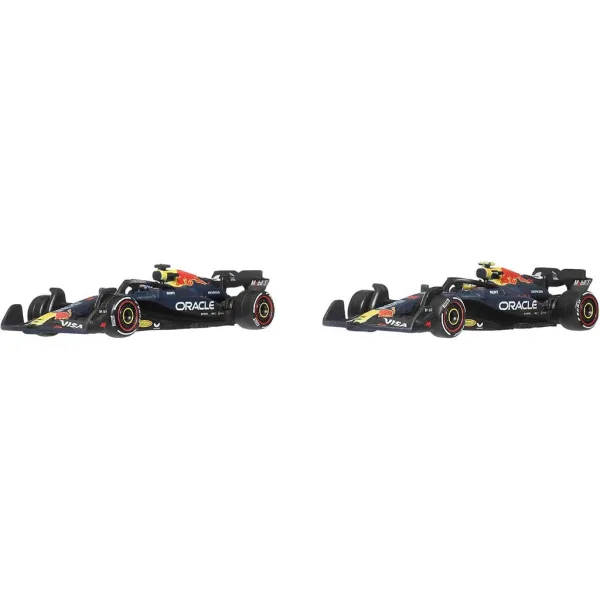 Hot Wheels F1 Малка кола 2-ри пакет - Red Bull: Верстапен + Цунода - Mattel изображение 2