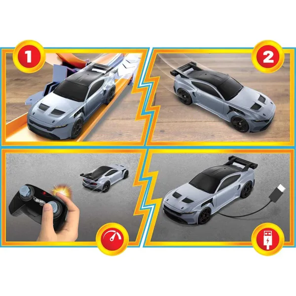 Hot Wheels: Ford Mustang GTD дистанционно управлявана количка - Mattel изображение 4