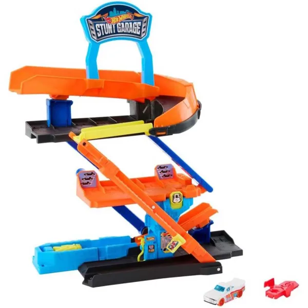 Hot Wheels: Каскадерски гараж комплект - Mattel изображение 2
