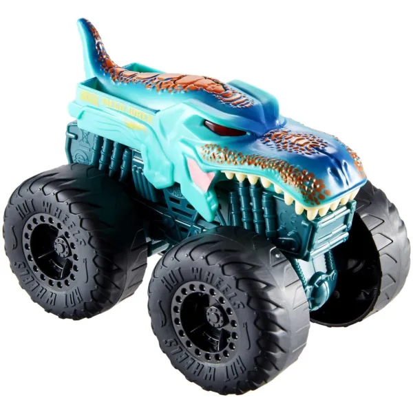 Hot Wheels Monster Trucks: Mega Wrex чудовищен автомобил с светлинни и звукови ефекти 1/43 - Mattel изображение 2