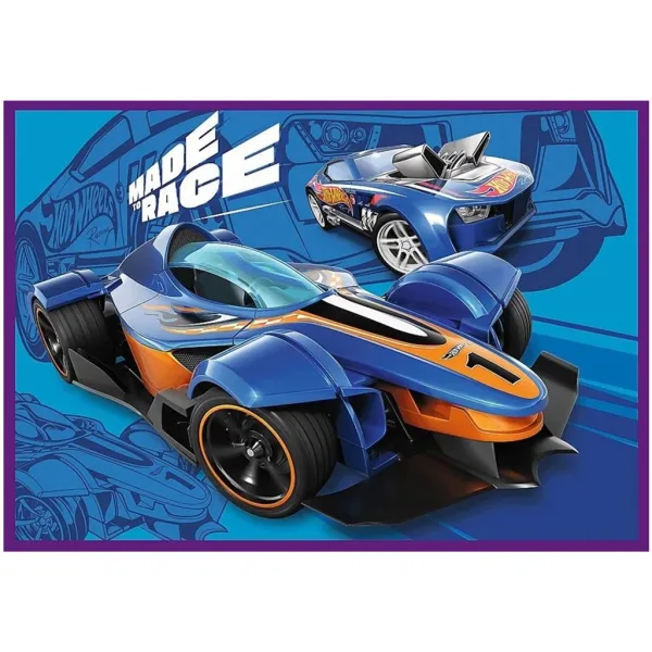 Hot Wheels състезателни коли 4x250бр. пъзел - Trefl изображение 2