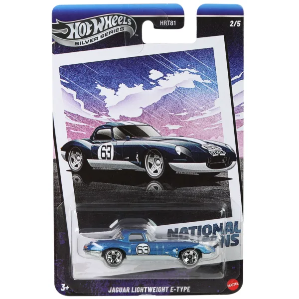Hot Wheels: Vintage Jaguar Lightweight E‑Type малка кола 1/64 – Mattel изображение 1