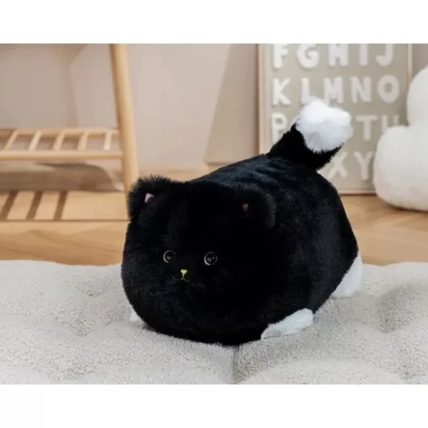 Huggy Luv: Интерактивна плюшена играчка с звук - черна котка изображение 4