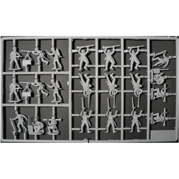 Italeri 1/72 Немски пехотинци Немски военни фигурки модел изображение 2