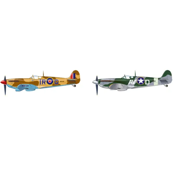 Italeri 1/72 Spitfire Mk. Vb изтребител модел изображение 3