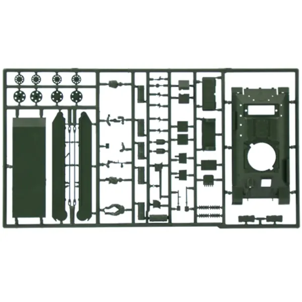 Italeri 1/72 T-34/76 Модел 1943 танк модел изображение 8