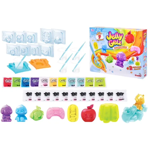 Jelly Gelz Lifestyle Deluxe креативен комплект за изработка на желе фигури - Simba Toys изображение 2