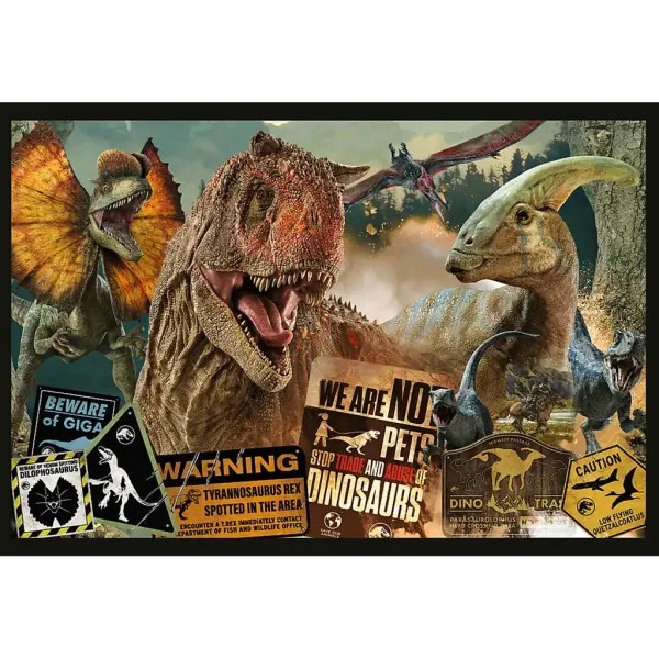 Jurassic World 2x200бр. пъзел - Trefl изображение 2
