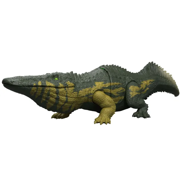 Jurassic World: Stomatosuchus атакуващ динозавър с звук и светлина – Mattel изображение 2