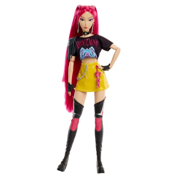 K-Pop Демоноловаци: Мира модна кукла с оръжие – Mattel изображение 6