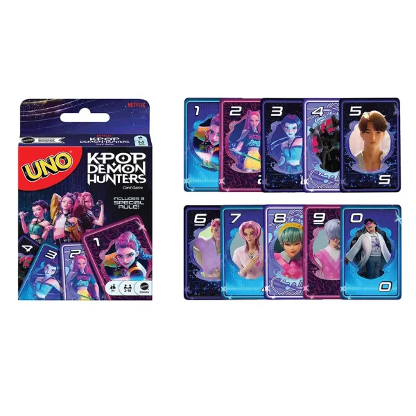 K-POP Демоноловаци UNO настолна игра - Mattel изображение 2