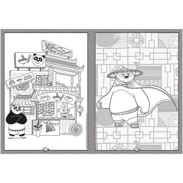 Kung Fu Panda оцветяваща книга - Trefl изображение 3
