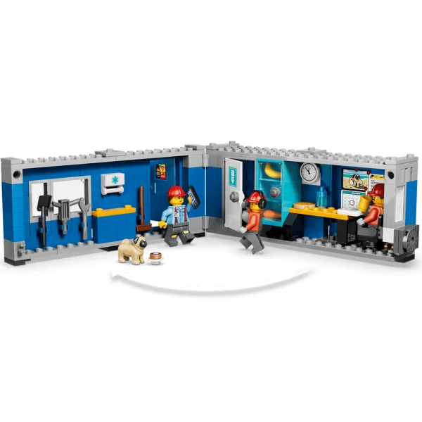 LEGO® City: Фронтален товарач и камион с платформа (60494) изображение 5