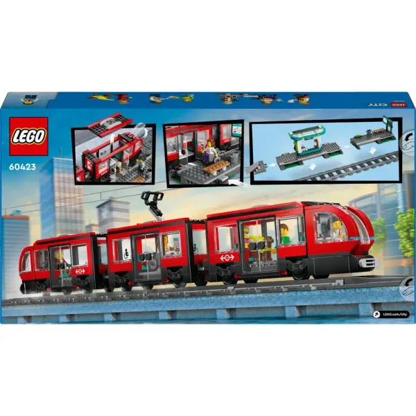 LEGO® City: Градски трамвай и спирка (60423) изображение 8