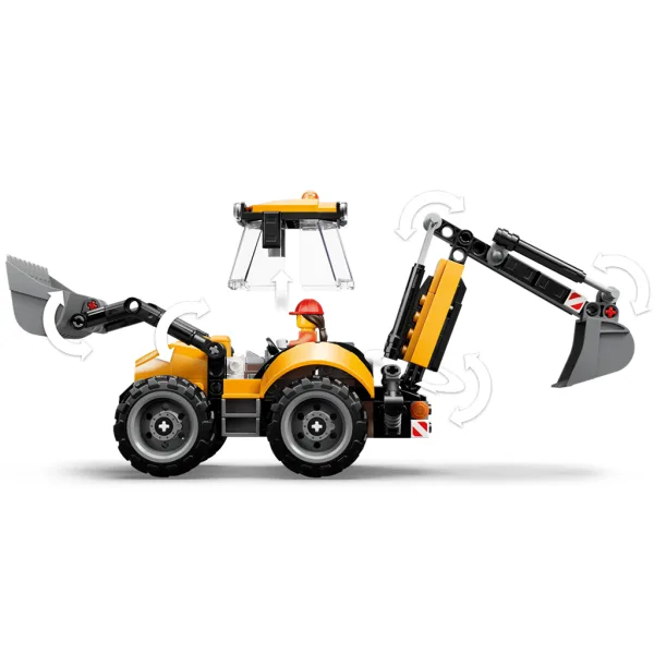 LEGO® City: Жълт изкопен товарач (60480) изображение 5