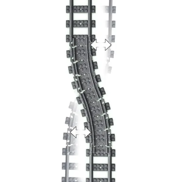 LEGO® City: Железопътни релси (60205) изображение 3