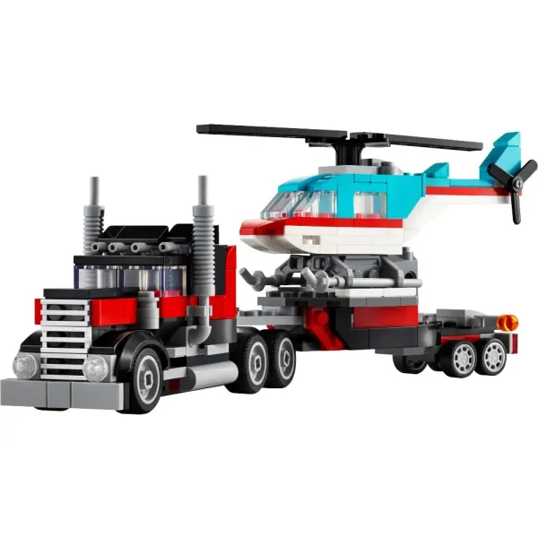 LEGO® Creator: Камион с платформа и хеликоптер (31146) изображение 5