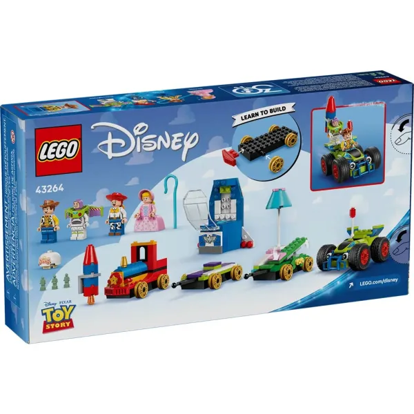 LEGO® Disney: Играчки на историята празничен влак и RC състезателна кола (43264) изображение 2