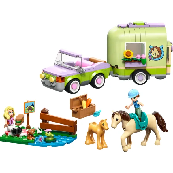 LEGO® Friends: Прицеп за коне и кончета (42695) изображение 2