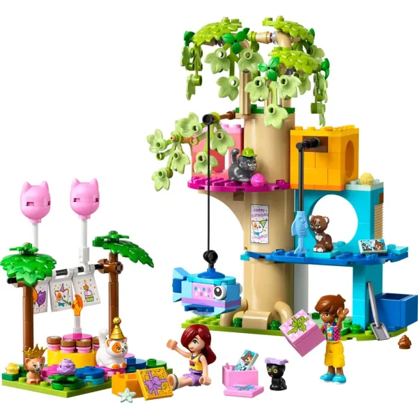 LEGO® Friends: Котешко парти за рожден ден и къщичка на дърво за котки (42666) изображение 3