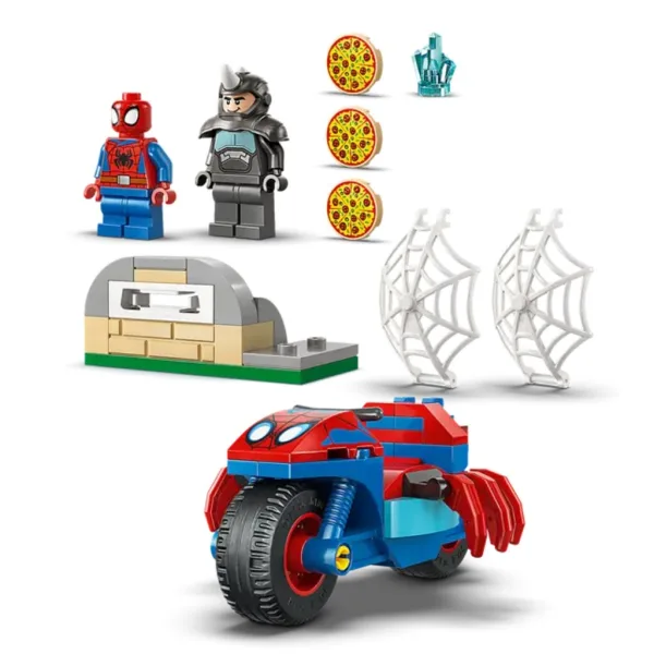 LEGO® Marvel: Мотоциклетист Спайдърмен срещу Рино (11206) изображение 3