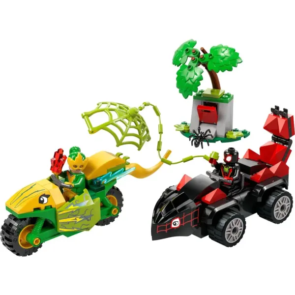LEGO® Marvel: Spin и Electro - Преследване с динозавърския автомобил (11198) изображение 3