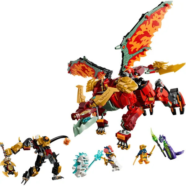 LEGO® Ninjago: Wyldfyre трансформиращ се дракон-робот (71868) изображение 2