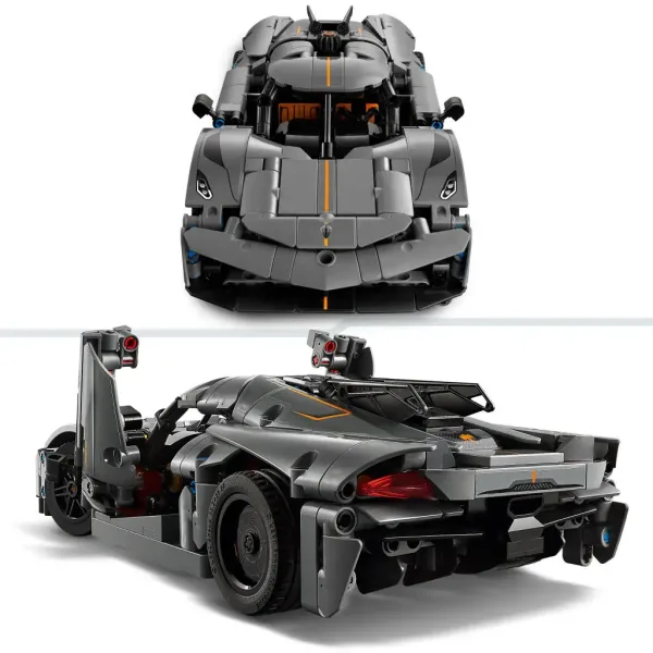 LEGO® Technic: Koenigsegg Jesko Absolut сив хиперкола (42173) изображение 2