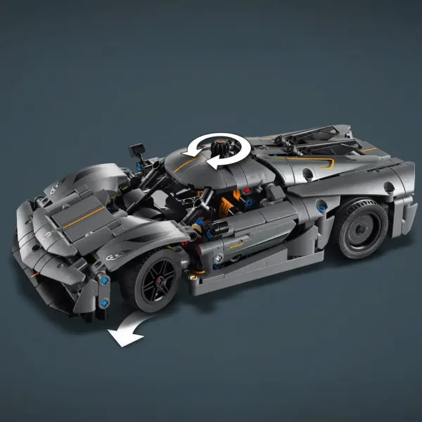 LEGO® Technic: Koenigsegg Jesko Absolut сив хиперкола (42173) изображение 6