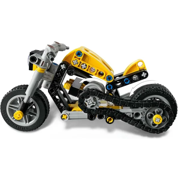 LEGO® Technic: Жълт мотоциклет (42225) изображение 6