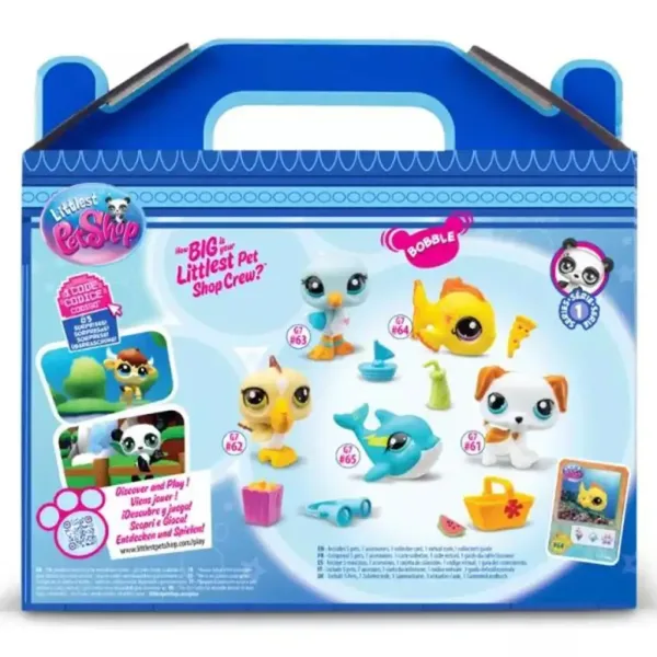 Littlest Pet Shop: Комплект от 5 фигурки 1-ва серия - Плаж изображение 3