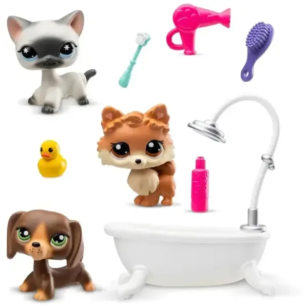 Littlest Pet Shop: Spa 3-бройна фигурка пакет изображение 2