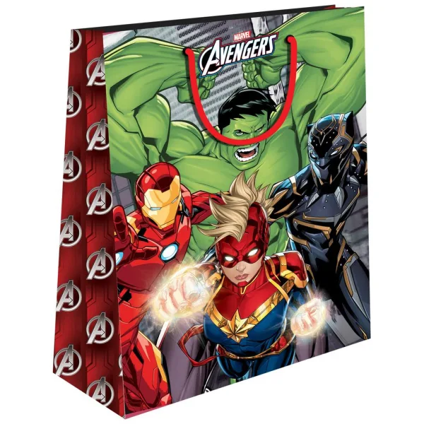 Луна: Подаръчна чанта Marvel Отмъстителите с мотиви на супергерои 26x32x12cm изображение 2